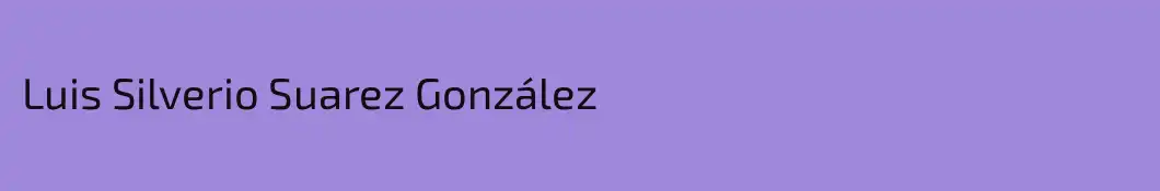 Luis Silverio Suarez González